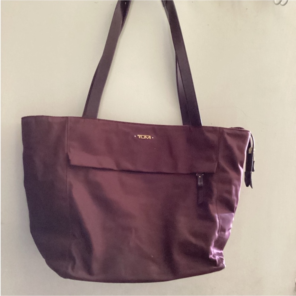 Tumi Travel Large Tote Bag With Floral Lining